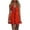 DT-Red, variant on DailyTrove Women's Floral Print Ruffled Midi Dress - Polyester Casual & Garden Party Wear, Romantic for Gatherings