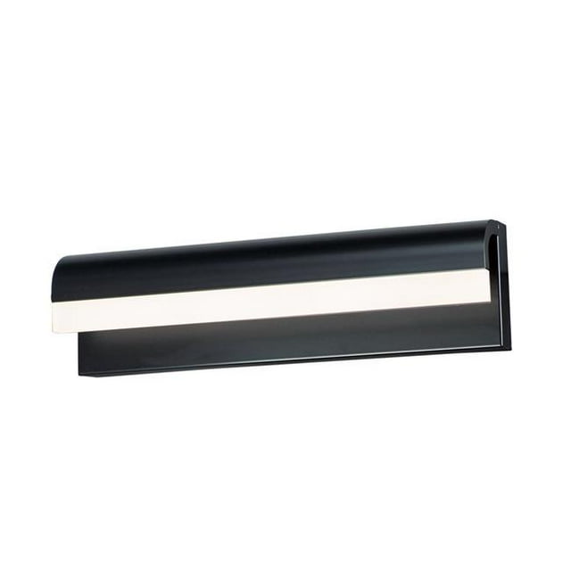 ET2 Lighting E24842-90BK 18 in. Waterfall LED Bath Vanity - Black