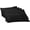 Black, variant on Mocassi 6-PACK Solid Pillowcases 1500 Thread Count Egyptian Quality,Easy Slip-On, 6-Piece Set, Body Pillowcase, Gold