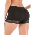 thumbnail image 6 of YouLoveIt Women Butt Lifter Padded Control Panties Seamless Lace Butt Lifter Shaperwear Padded Hip Enhancer Underwear Enhancing Control Boyshort Shapewear Panty, 6 of 8