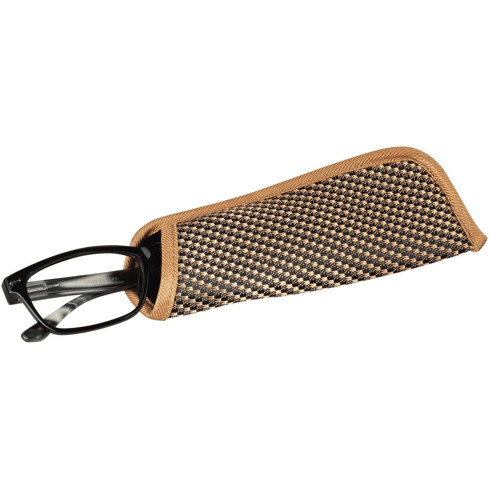 M+ Readers Adrian Black +1.50 Reading Glasses with Case