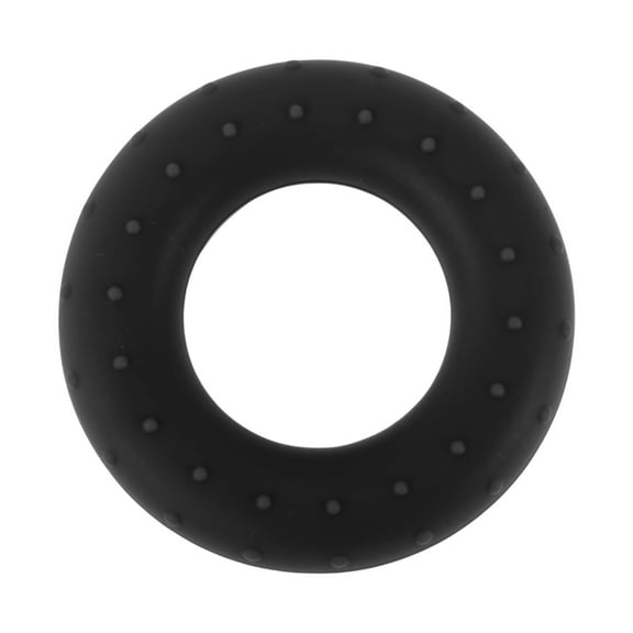 Unique Bargains 1 Pc Raised Dot Hand Grip Strengthener for Home Black Silicone