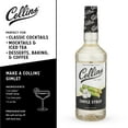 thumbnail image 4 of Collins Simple Syrup, Cocktail Mixers, Drink Mixers for Cocktails, 32oz, 4 of 6