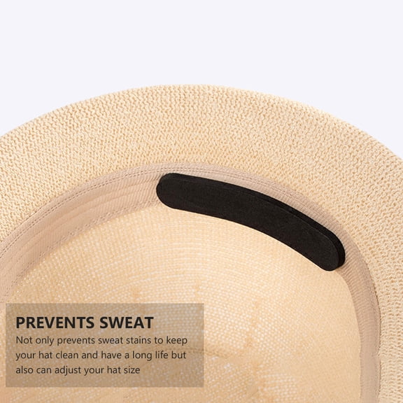 ULTECHNOVO Adjustable Head Circumference Stickers Sweat Headband Hat Bands 48pcs Foam Tape Reducing Fedora Hat Size Reducer Saver
