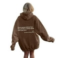 thumbnail image 2 of Dear Person Behind Me Hoodies for Women Mental Health Matters Inspirational Positive Hooded Sweatshirt with Pockets, 2 of 6