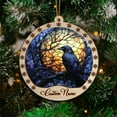 thumbnail image 2 of Customized Christmas Suncatcher Midnight Crow, Midnight Crow Ornament, Midnight Crow Decorations, Midnight Crow 2064TG19 2JYuDj, 2 of 4