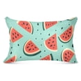 thumbnail image 3 of Plush Pillow Covers Luxury Soft Throw Pillow Cases Decorative Bed Sofa Cushion with Zipper 20x26in Watermelons, 3 of 8