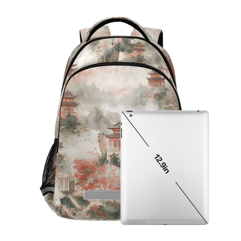 backpack with travel decals Taygeer Kids for Airplane, Small Travel Backpack for Girls inspired detailing DIY Retro Travel Patch Backpacks