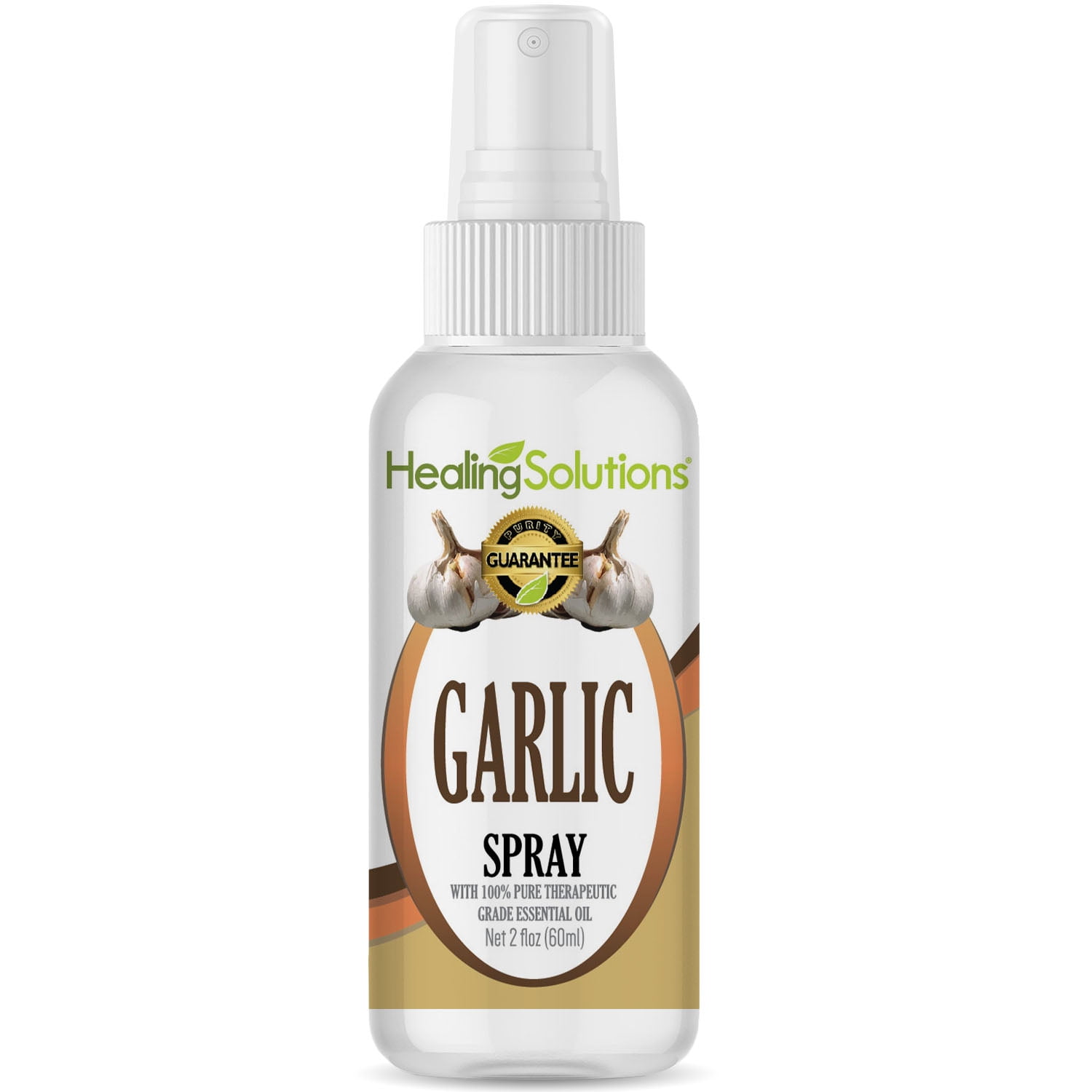 Garlic Spray Water Infused with Garlic Essential Oil 2oz Bottle by