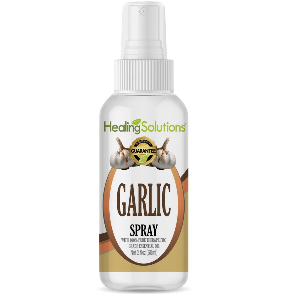 Garlic Spray Water Infused with Garlic Essential Oil 2oz Bottle by