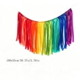 thumbnail image 4 of Rainbow Ribbon Tassel Garland Banner Hanging Fringe Decoration 39.37 Inch for Party Birthday Wedding Baby Shower Festival Home Mantel Wall Decor, 4 of 9