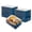 Black / 100 Count, variant on Bio Tek Rectangle Newsprint Paper Sandwich / Burger Open Tray - 8 1/2" x 6" x 3 1/2" - 100 count box