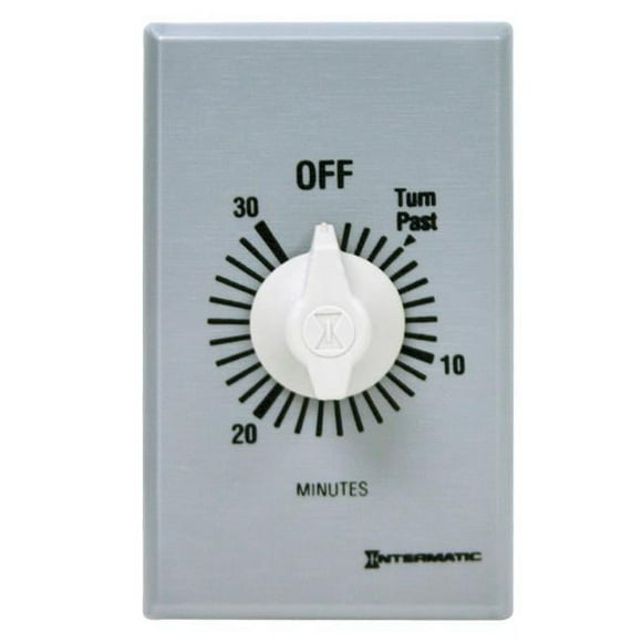 Intermatic 3002808 Indoor Spring Wound Timer 277V Gray