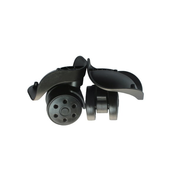 Qarigey 2 piezas de ruedas de equipaje, bolsa de viaje portátil de nailon, Maleta de transporte, ruedas giratorias, juego de reparación, accesorios Viajes, Equipaje y Accesorios Varios Negro Qarigey AP015381-01