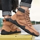 thumbnail image 5 of Zapatos casuales de cuero de caña alta para hombres, botas cortas cálidas, zapatos de moda para hombres Wmkox8yii 123q2309, 5 of 9