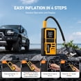 thumbnail image 4 of AstroAI Cordless Tire Inflator Portable Air Compressor 4000mAh, Air Pump for Car Tires, Bicycle, Motorcycle, 150PSI Rechargeable Compact Bike Tire Pump with LED Light & Digital Pressure Gauge, 4 of 12