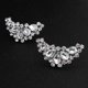 thumbnail image 2 of 4pcs 's Crystal Rhinestone Shoe Clips Double Hebillas Decoración para la de bodas Salvador Dali Parche de zapato de bricolaje, 2 of 9