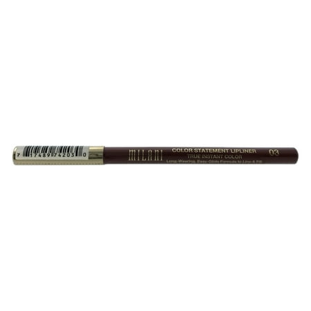 (2 Pack) Milani Color Statement Lip Liner, Nude (Best Nude Lip Pencil)