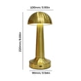 thumbnail image 3 of Lámpara de escritorio vintage Metal LED USB Recargable Luz de protección para los ojos (Oro), 3 of 8