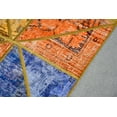 thumbnail image 6 of Small Rugs, Patchwork Rug, Turkish Rug, Oushak Rugs, Rugs For Entry, 1.9x3.6 ft Orange Rug, Overdyed Rug, Wool Rug, Housewarming Gift, 13428, 6 of 10