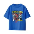 thumbnail image 2 of Marvel Spider-Man Brand New Day Youth Spidey New Comic Swing T-Shirt (Royal, XS-XL), 2 of 4