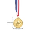 thumbnail image 2 of unbranded 3Pcs Metal Football Medals Teens Football Match Medals for Competition Football Medals, 2 of 8