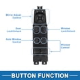 thumbnail image 3 of Unique Bargains Front Left Power Window Switch for Dodge Dakota Durango 2001 2002 No.5GU34DX9AB, 3 of 7