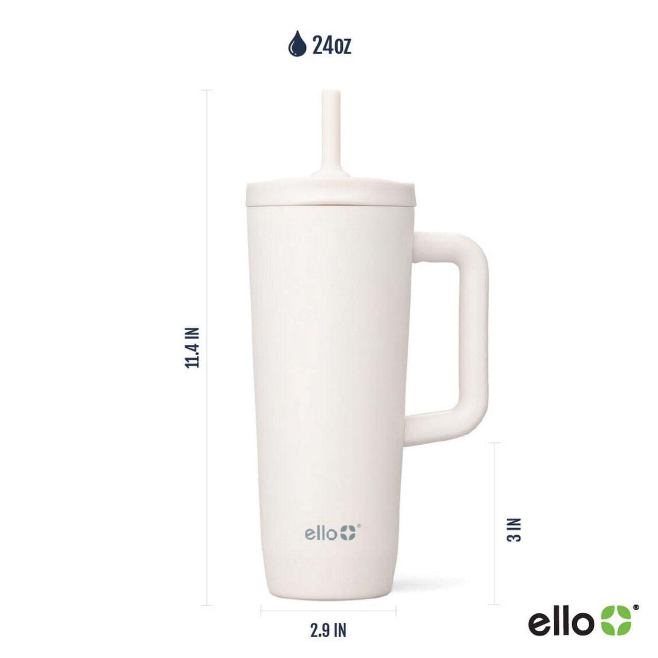 Ello Ultra Clean 24oz Insulated Leak-Proof Lid Tumbler with Sling