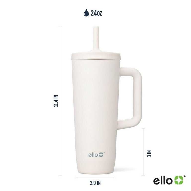 Ello Ultra Clean 24oz Insulated Leak-Proof Lid Tumbler with Sling
