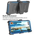 thumbnail image 7 of Takfox Moto G Stylus 5G 2025 Case, for Motorola G Stylus 2025 5G Belt Clip Holster Phone Case [Built-in Screen Protector] Kickstand Full-Body Military Grade Protective Shockproof Cover-Blue, 7 of 7