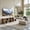 Brown, variant on 2 Pieces Cube TV Stand, Free Combination Gaming Entertainment Center, Open Storage Bookcase Shelf for Living Room, Black