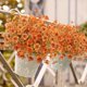 thumbnail image 5 of Arreglo floral artificial siete ramas morado, Diseño Atardecer Otoño, Decoración de plástico, Decoración para fiestas en casa, 5 of 7
