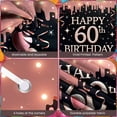 thumbnail image 4 of Pink Balloons 60th Birthday Banner Gold Glitter Happy Birthday Display Design Ribbon Decor 60th Celebration Backdrop for 60th Birthday Party Indoor Party Decoration Photo Backdrop, 4 of 9