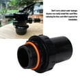 thumbnail image 4 of Sand Tank Water Pump Joint Pool Pump PVC Union Adapter with Rubber Seal for Sand Tanks Inlet Outlet Pipes Filtration Systems, 4 of 7