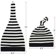 Zando Baby Hat Mittens Newborn Hats for Boys Baby Hats 0-6 Months Breathable Cotton Caps 4 Pack 2 0-6 Months