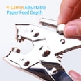thumbnail image 4 of Perforator,Reduced Office 30 Office 30 Sheet Binder Notebook Craft Paper Cutter 50% Diy Punch Puncher 30 Sheet Binder Handheld Diy Punch Puncher All Metal 50% Reduced Office All Metal Paper, 4 of 7