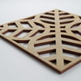 thumbnail image 5 of Ekena Millwork 7 3/8"W x 7 3/8"H x 1/4"T Extra Small Garland Decorative Fretwork Wood Wall Panels, Hickory, 5 of 18