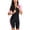 Pink, variant on SWSMCLT Women's Boyleg Rash Guard Bathing Suit Crew Neck High Neck One Piece Pull On Spring Break Boyshorts Beachwear Black 12