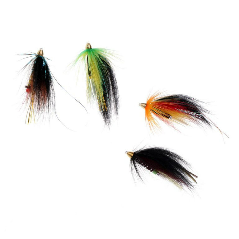 4x Tube Flies Salmon And Sea Trout Fly Fishing Saltwater Colorful