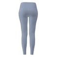 thumbnail image 6 of Mnuaqn High Waisted Yoga Pants for Women Running Workout Mesh Leggings Side Pockets Squat Proof Tummy Control Light Blue for Size M, 6 of 7