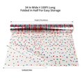 thumbnail image 2 of Rollo de papel de regalo CMFYHM de 86 cm x 30 m, multicolor, con lunares, 2 of 9