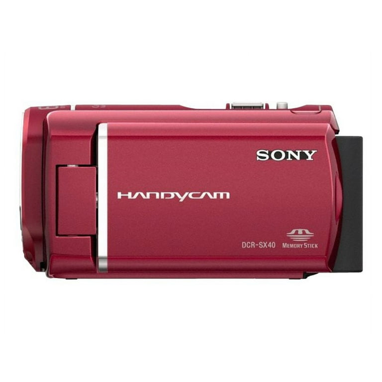 Sony Handycam DCR-SX40/R - Camcorder - 680 KP - 60x optical Sony Handycam DCR-SX40/R - Camcorder - 680 KP - 60x optical