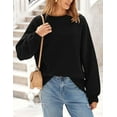 thumbnail image 6 of PRETTYGARDEN Women's Winter Sweaters Casual Crew Neck Long Sleeve Pullover Ribbed Knit Loose Fit Sweater Tops, 6 of 10