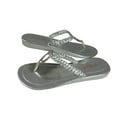 thumbnail image 2 of StarBay Women's Metallic Braided Strap Flat Thong Sandal Flip-flops, 2 of 3