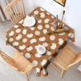 thumbnail image 2 of Happy Fall Pumpkins Square Tablecloth,Waterproof Square Table Cover,Wipeable Spillproof Washable Table Cover for Home Kitchen Party Decor 52"x52"(132x132cm), 2 of 6