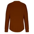 thumbnail image 3 of Patlollav Womens Casual Round Neck Long Sleeve Pullover Colorblock Tops Blouse, 3 of 6