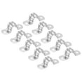 thumbnail image 1 of Unique Bargains 40mm Rigid Pipe Strap Clamp, 20 Pcs 304 Stainless Steel Two Hole U-shape Tube Clip, 1 of 5