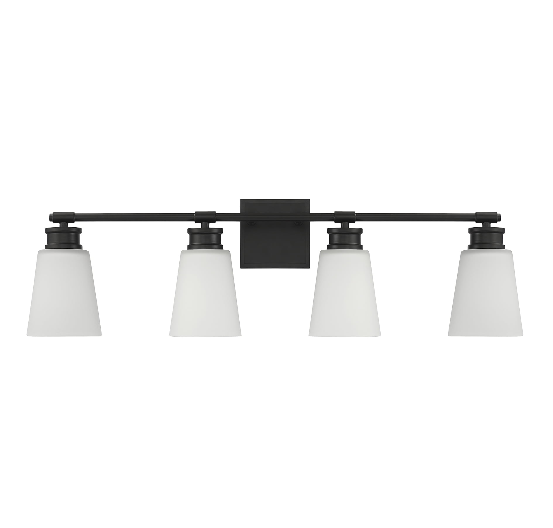 Prominence Home Fairendale 4Light Matte Black LED Modern/Contemporary Vanity Light In The
