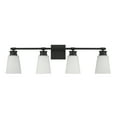 thumbnail image 2 of Trade Winds Billie 4-Light Bathroom Vanity Light in Matte Black, 2 of 5