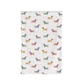 thumbnail image 5 of Wukai Dachshund Dog Puppy Print Garden Flag 12.5x18 Inch Double Sided Sun-resistant Rain-resistant, Wrinkle-resistant Colorfast(Only Flag), 5 of 7